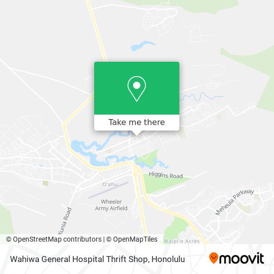 Mapa de Wahiwa General Hospital Thrift Shop