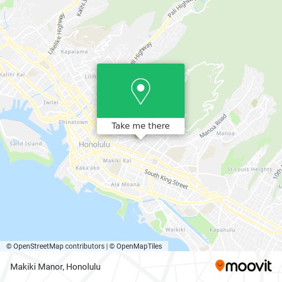 Makiki Manor map