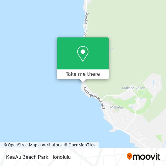 Kea'Au Beach Park map