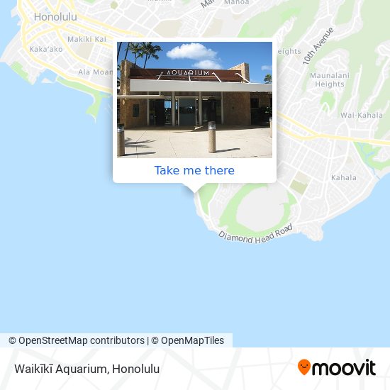 Waikīkī Aquarium map