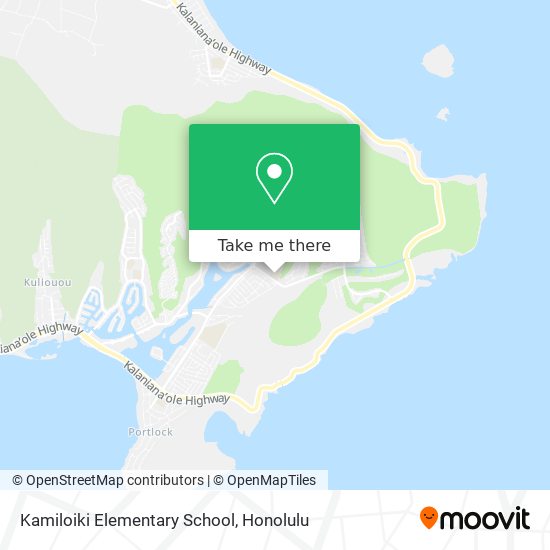 Mapa de Kamiloiki Elementary School