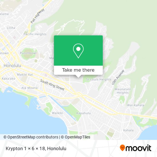 Mapa de Krypton 1 × 6 × 18