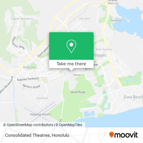 Consolidated Theatres map