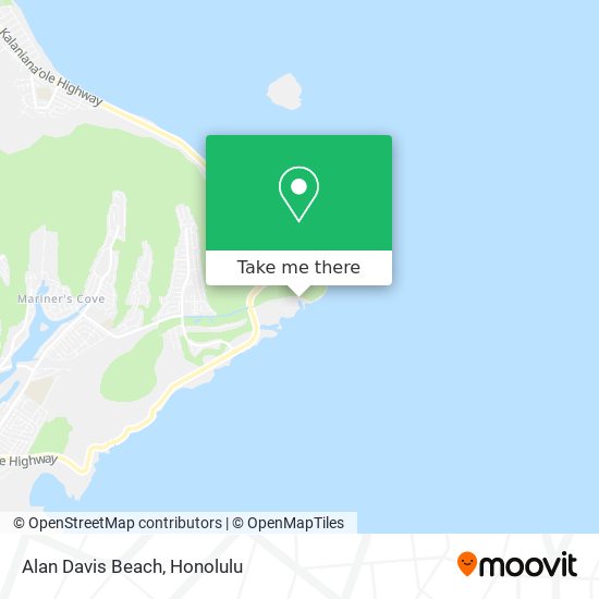 Alan Davis Beach map