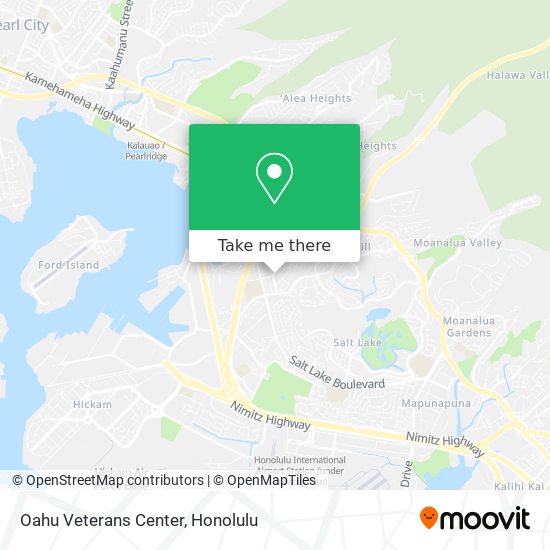 Mapa de Oahu Veterans Center