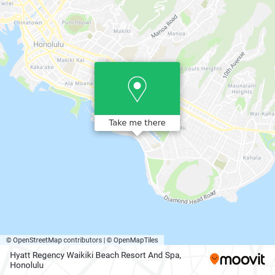 Mapa de Hyatt Regency Waikiki Beach Resort And Spa