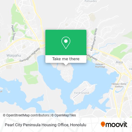 Mapa de Pearl City Peninsula Housing Office