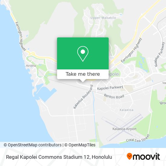 Mapa de Regal Kapolei Commons Stadium 12
