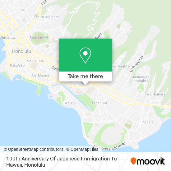 100th Anniversary Of Japanese Immigration To Hawaii map