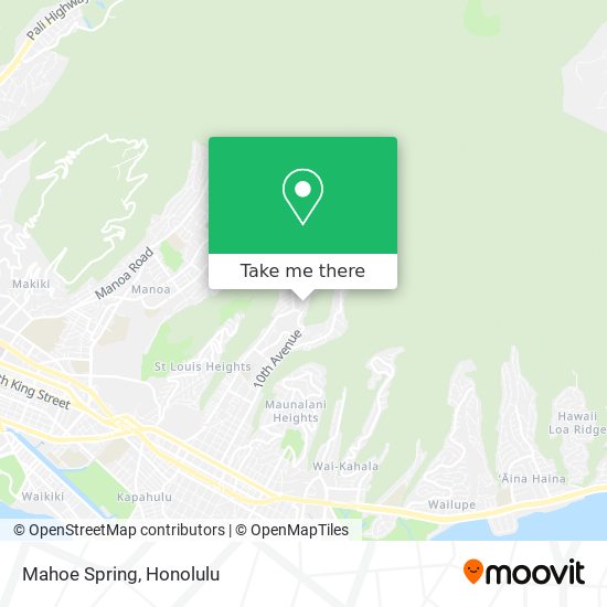 Mahoe Spring map