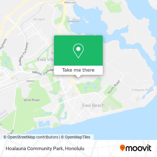 Hoalauna Community Park map