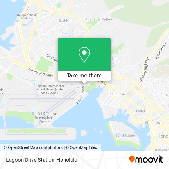 Lagoon Drive Station map
