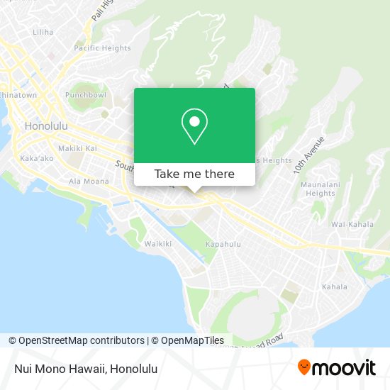 Nui Mono Hawaii map