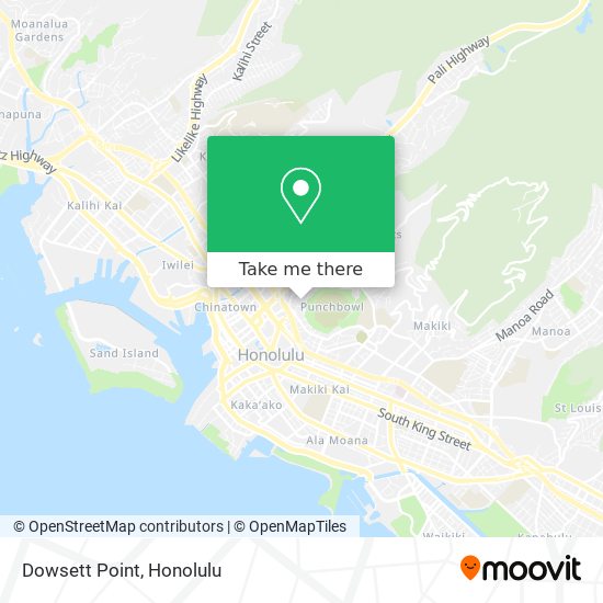 Mapa de Dowsett Point