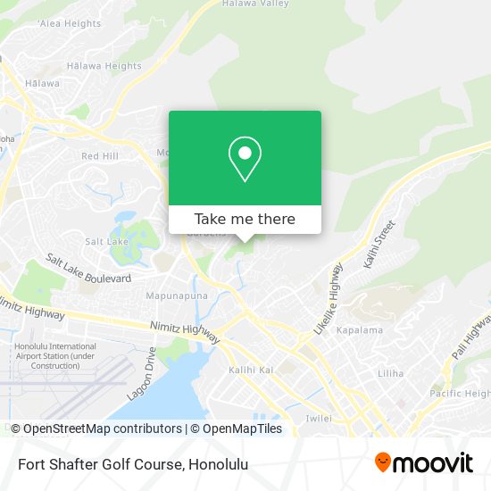 Mapa de Fort Shafter Golf Course