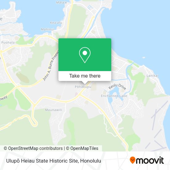 Mapa de Ulupō Heiau State Historic Site