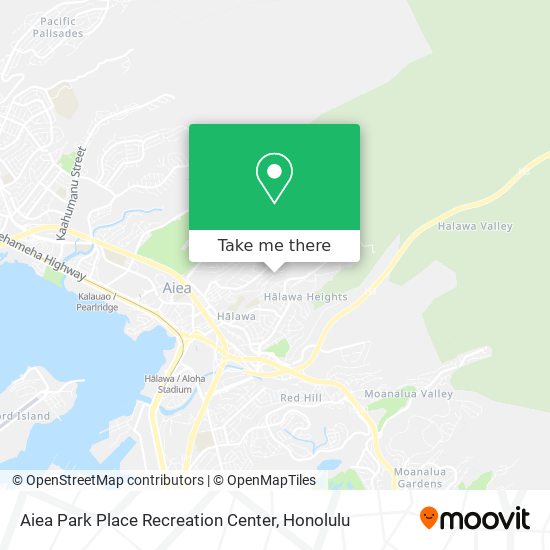 Mapa de Aiea Park Place Recreation Center