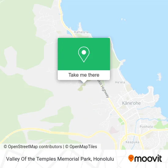 Valley Of the Temples Memorial Park map