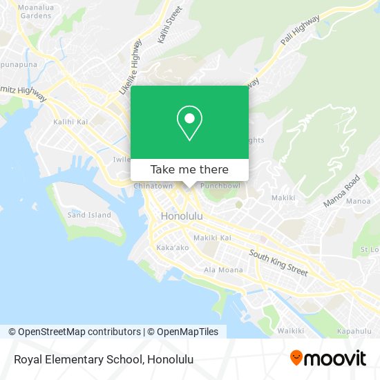 Royal Elementary School map