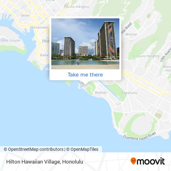 Mapa de Hilton Hawaiian Village