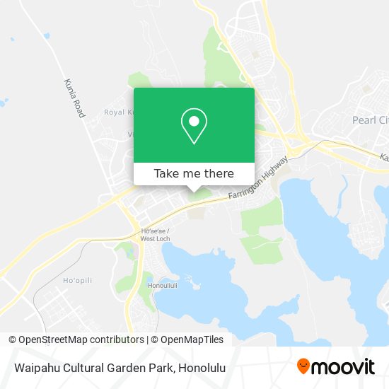 Waipahu Cultural Garden Park map