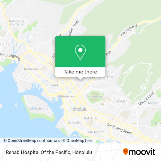 Rehab Hospital Of the Pacific map