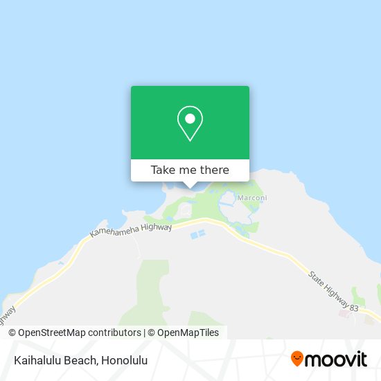 Mapa de Kaihalulu Beach