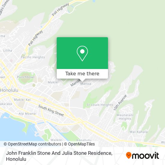 John Franklin Stone And Julia Stone Residence map