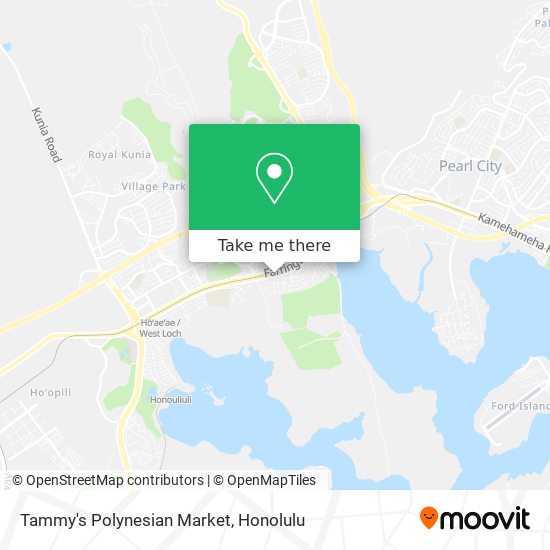 Tammy's Polynesian Market map