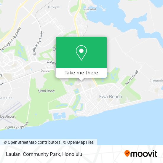 Laulani Community Park map