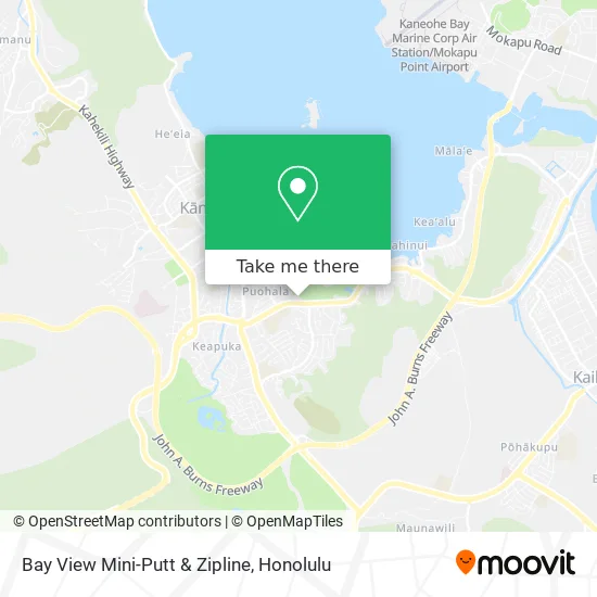Mapa de Bay View Mini-Putt & Zipline