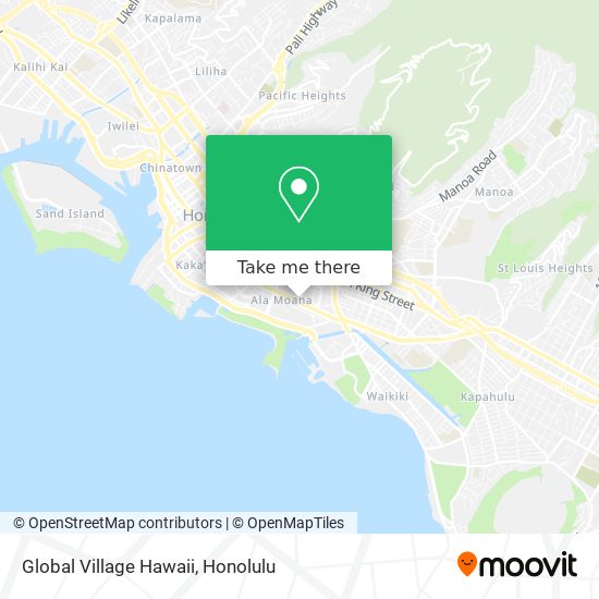 Global Village Hawaii map