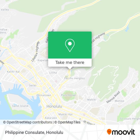 Philippine Consulate map