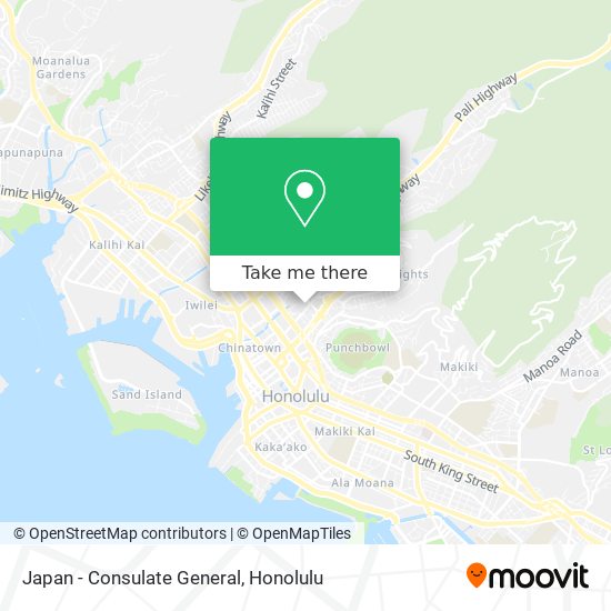 Mapa de Japan - Consulate General