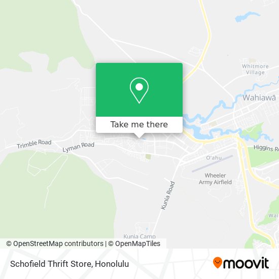 Mapa de Schofield Thrift Store