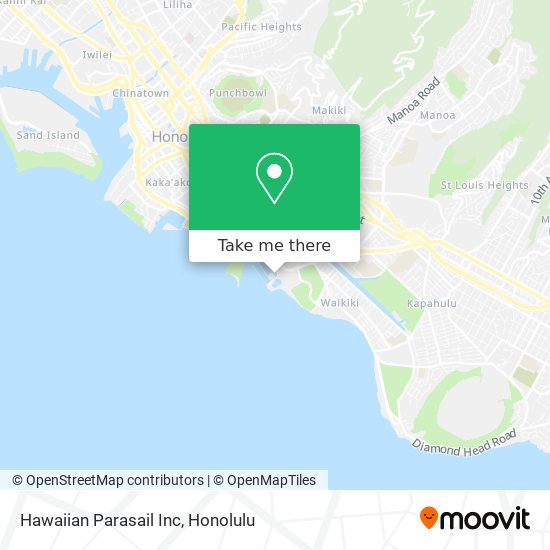 Hawaiian Parasail Inc map