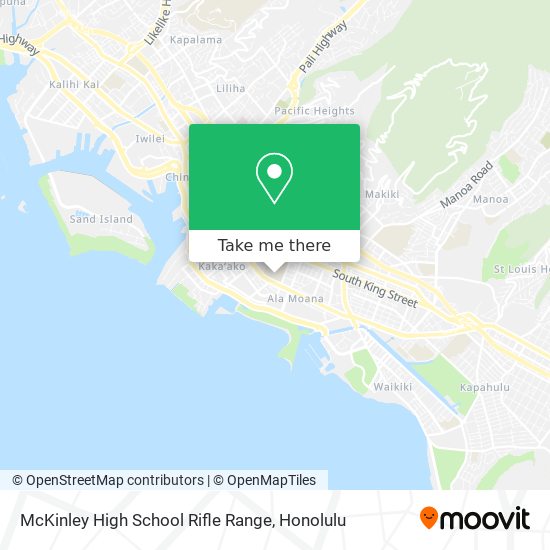 McKinley High School Rifle Range map