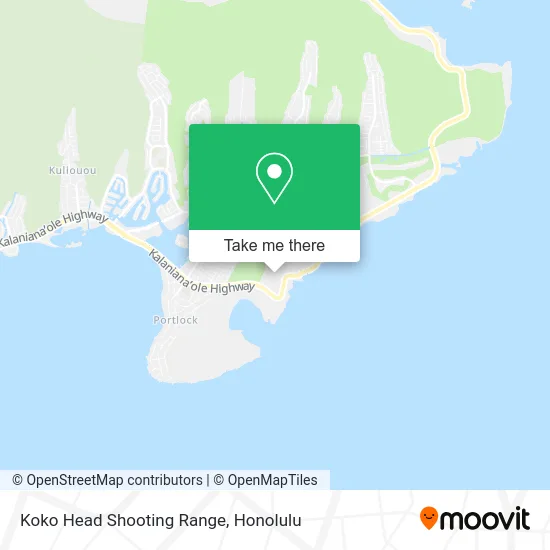Koko Head Shooting Range map