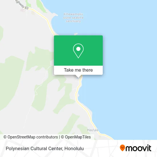 Polynesian Cultural Center map
