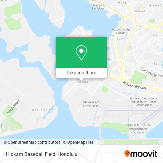 Hickam Baseball Field map