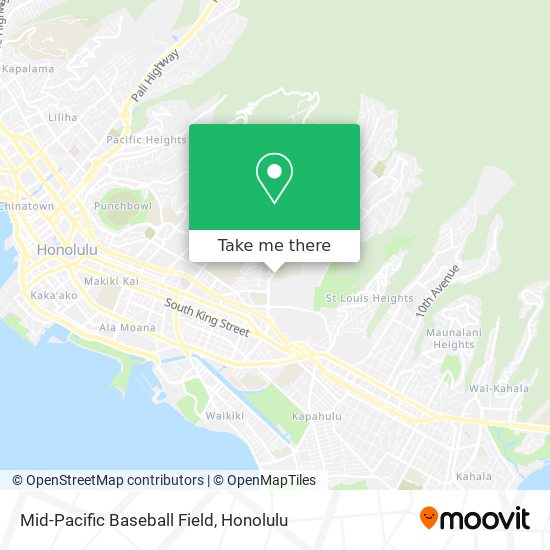 Mapa de Mid-Pacific Baseball Field