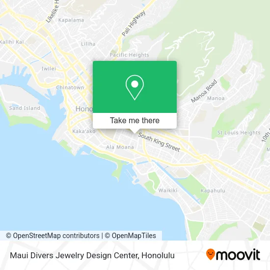 Maui Divers Jewelry Design Center map