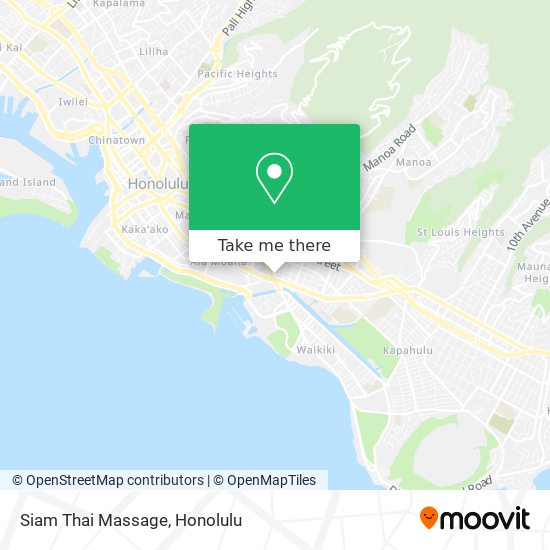 Siam Thai Massage map