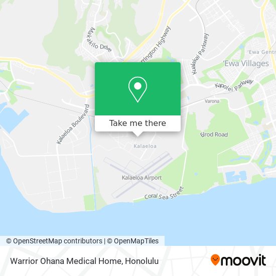 Warrior Ohana Medical Home map