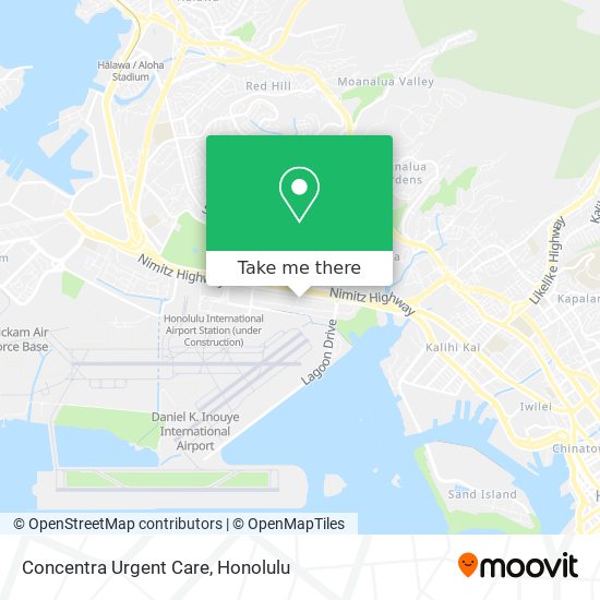 Mapa de Concentra Urgent Care