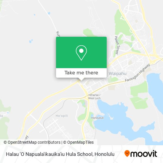 Mapa de Halau 'O Napuala'ikauika'iu Hula School