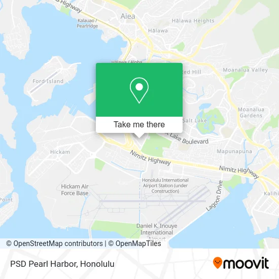 PSD Pearl Harbor map