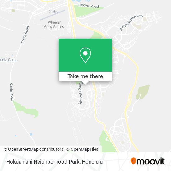 Hokuahiahi Neighborhood Park map