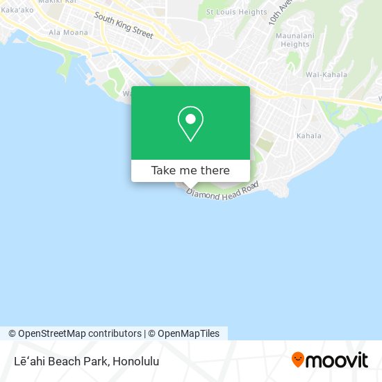 Mapa de Lēʻahi Beach Park