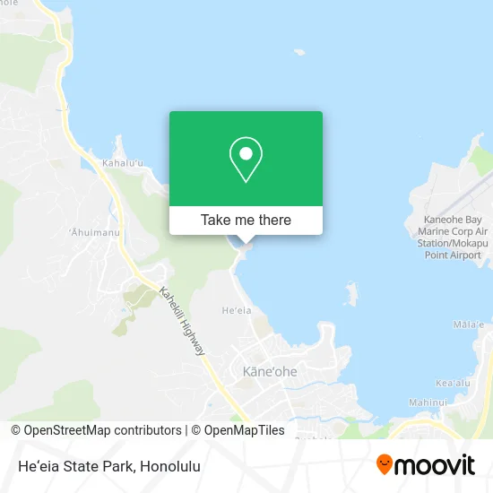 He‘eia State Park map